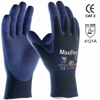 LUVAS DE NYLON COM REVESTIMENTO DE NITRILO Mod. MaxiFlex® Elite™ 34-274