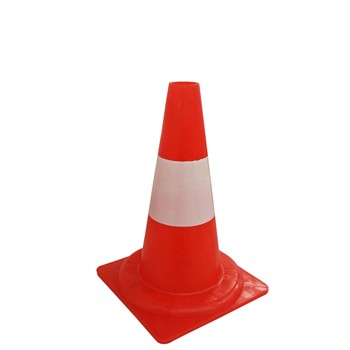 CONE DE SEGURANÇA DE PVC MACIO COM REFLEXO (340 MM)