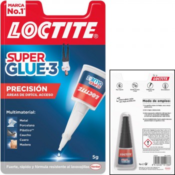 ADESIVO INSTANTÂNEO LOCTITE "SUPER GLUE-3" 5 Gr.