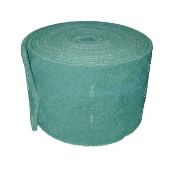 ROLO SCOTCH-BRITE™ DE FIBRA VERDE GROSSA COM MINERAL DE ÓXIDO DE ALUMÍNIO (250 MM)