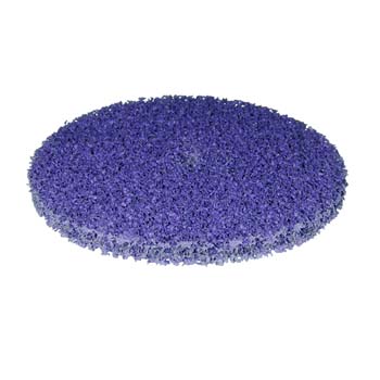 DISCO ROXO CLEAN & STRIP PARA LIMPEZA E ACABAMENTO, MINERAL ABRASIVO DE CARBONETO DE SILICONE