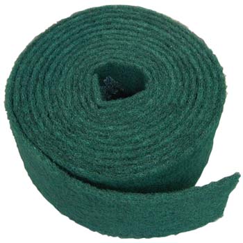 ROLO SCOTCH-BRITE™ DE FIBRA VERDE GROSSA COM MINERAL DE ÓXIDO DE ALUMÍNIO (125 MM)