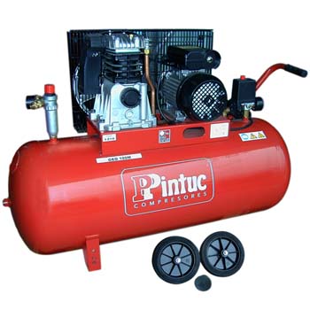 COMPRESSOR PINTUC GEO 100M COM ACIONAMENTO POR CORREIA