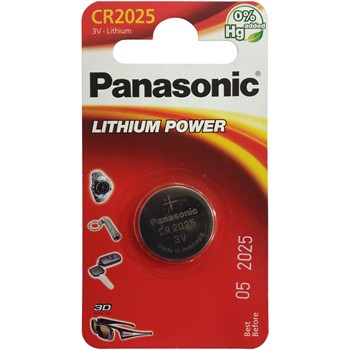 BATERIA DE BOTÃO PANASONIC CR2025 3 V.