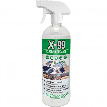 X-99 LIMPADOR HIDROALCOÓLICO SANITIZANTE MULTIUSOS (1 LITRO) Ref. 209290-1