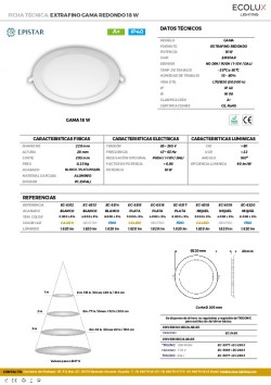 Ficha Técnica (18W)