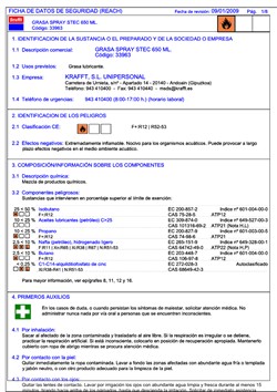 Ficha de Segurança