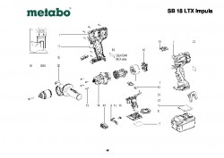 Vista explodida SB 18 LTX IMPULS