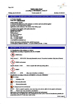 Ficha de Segurança