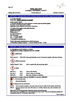 Ficha de Segurança