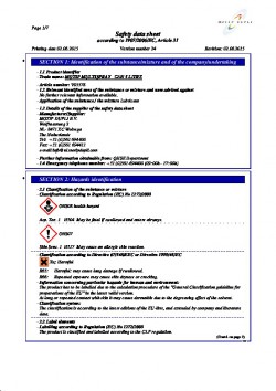 Ficha de Segurança