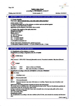 Ficha de Segurança