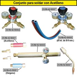 Produtos para soldagem com Acetileno