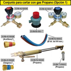 Produtos para cortar com gás Propano (Opção 1)